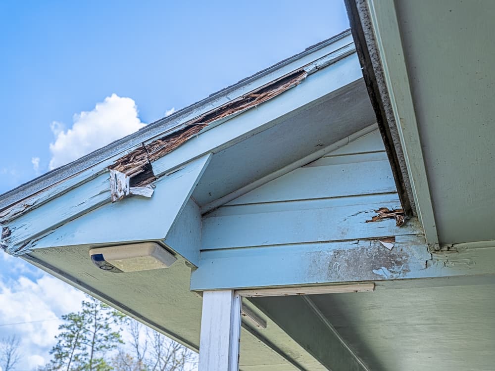 distressed roofline house need repair